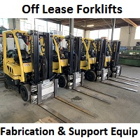 Forklifts, Fabricating, and Shop Equipment